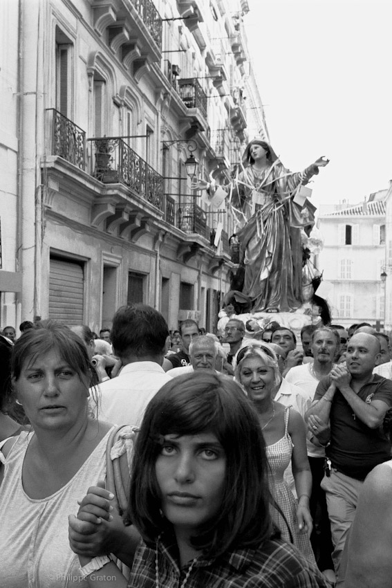 Assumption procession in Marseille, August 15th 2012.