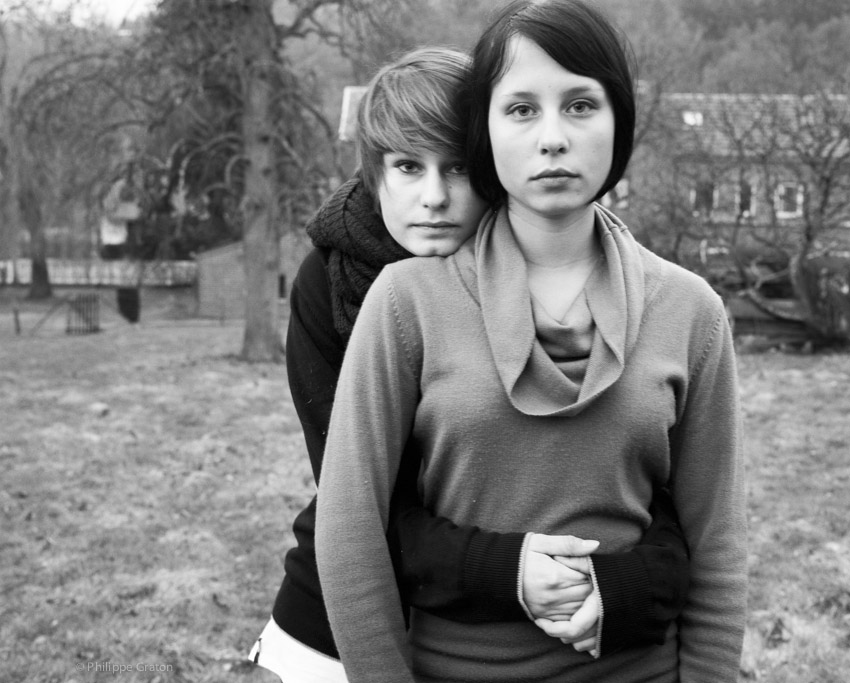 Marie and Chloé, Bomal-sur-Ourthe, Belgium 2013.