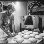 Guillaume at the bakery, Les Fosses noires, Notre-Dame des Landes, France, June 2015.