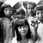 Trang-Daï and friends, Saigon, 1988.