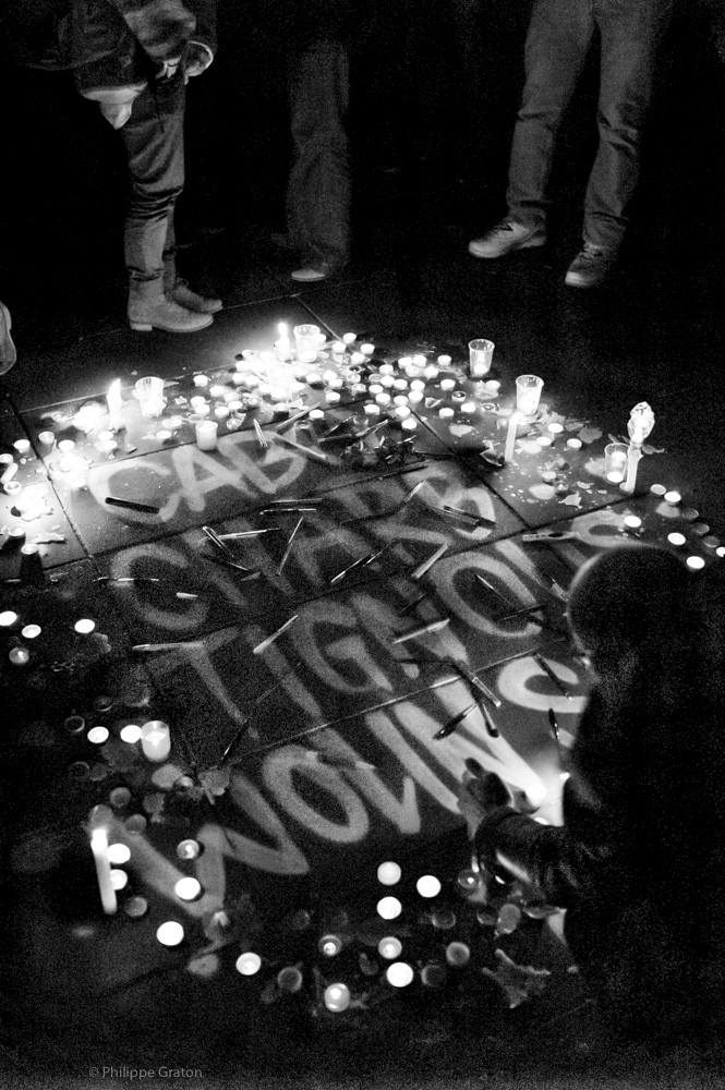 Place de la République, Paris, Jan. 7th 2015.