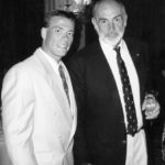 Jean-Claude Van Damme and Sean Connery, Monaco, 1991.